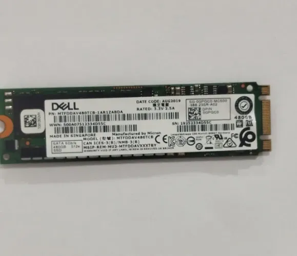 Dell 480GB SSD 6G SATA M.2 TLC Dell