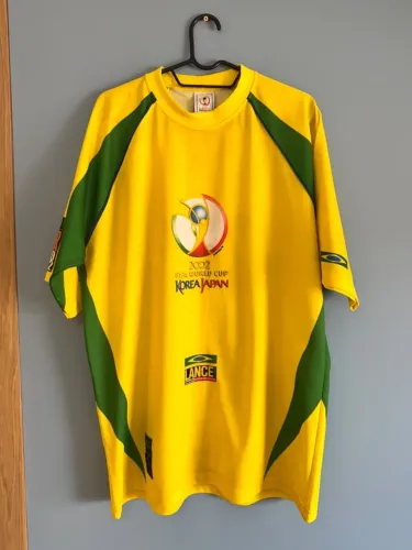 Camisa comemorativa Brasil Lance Copa 2002 TAM G