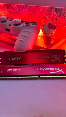 Memória Gamer HyperX Fury 16GB (2x8GB) DDR3 1600MHz