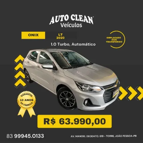 Chevrolet Onix Hatch LT 1.0 12V TB Flex Aut. 4P 2020