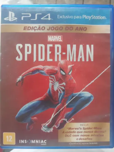 SPIDERMAN PS4 MIDIA FISICA EM EXCELENTE ESTADO E BARATO