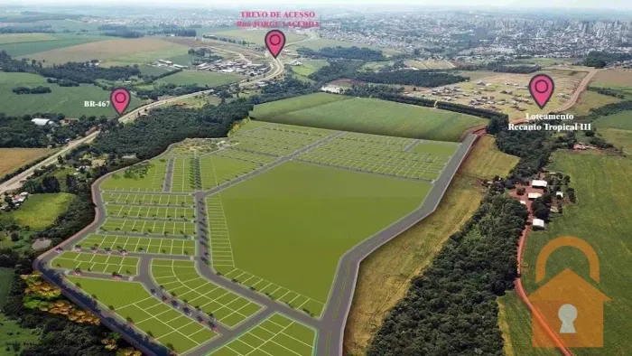 Terreno à venda no Loteamento Paraíso Tropical  Cascavel/PR