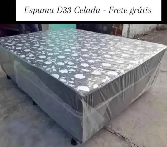Cama box casal bem macia e confortável nova entrega grátis 