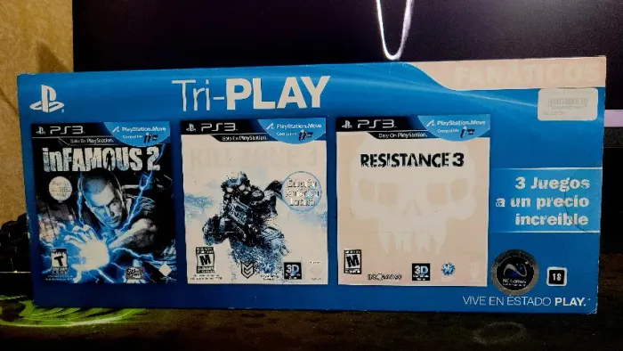 Coleção de jogos para playstation 3 Tri-play Novo lacrado