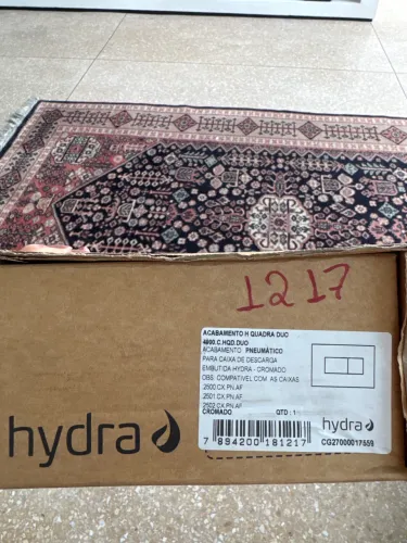 Acabamento Hydra Duo Pneumático para Descarga Deca