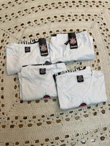 Kit camisetas retrô Corinthians 