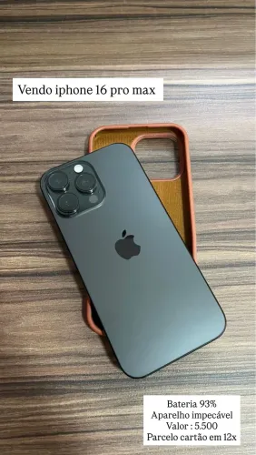 Iphone 16 pro max 