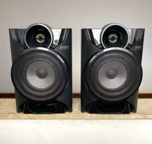 Par Caixa Samsung Acústica 4 Ohms Radio Som Antiga