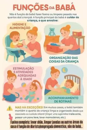 Procurando baba ou faxineira de emergência? Achou. 