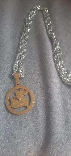 Cordão de São Jorge (aço inox)