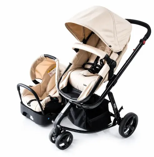 Carrinho de bebê 3 em 1 Safety 1st, Beige Nature LACRADO