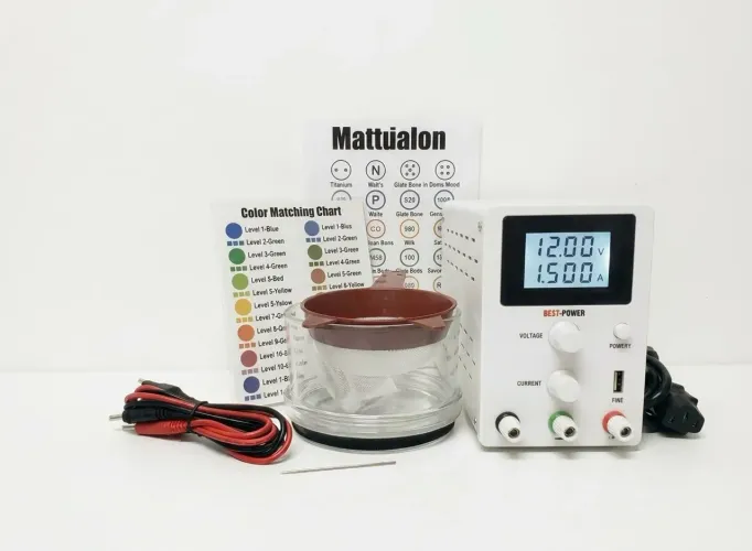 Fonte de Alimentação Digital Regulável para Anodização de Titânio - Kit Completo