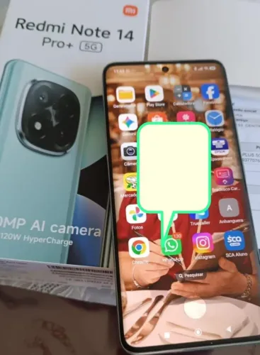 Xiaomi Redmi Note 14 Pro 5G - 256GB | 8GB RAM | Preto