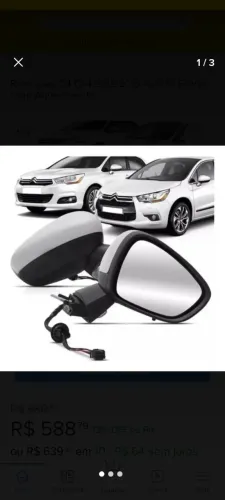 retrovisor citroen esquerdo motorista
