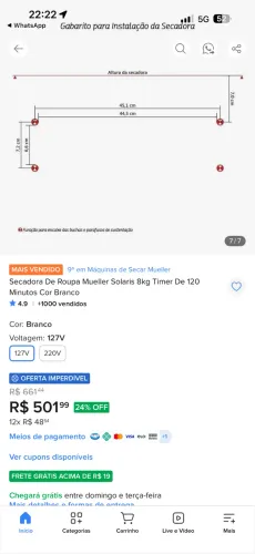 Secadora8kg