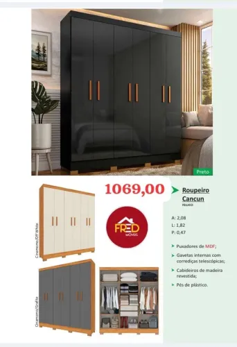 Guarda roupa oferta