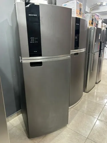 REFRIGERADOR BRASTEMP 463 LITROS - CINZA PLOTADO