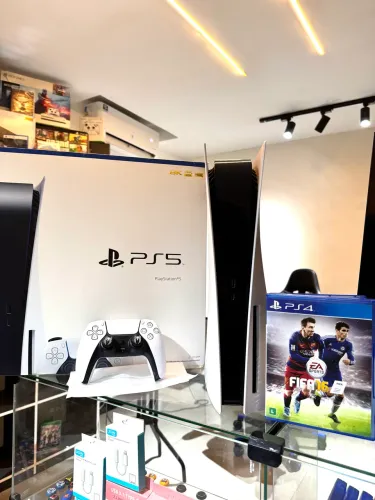 PS5 físico completo semi-novo 