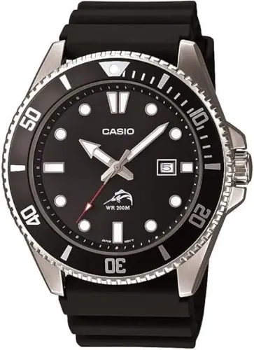 Relógio Casio Marlim Duro de Mergulho 200m Analógico Quarts Inox Pulseira Borracha