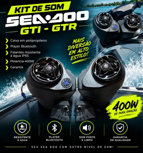 Kit de som para jet sea doo Gti e Gtr
