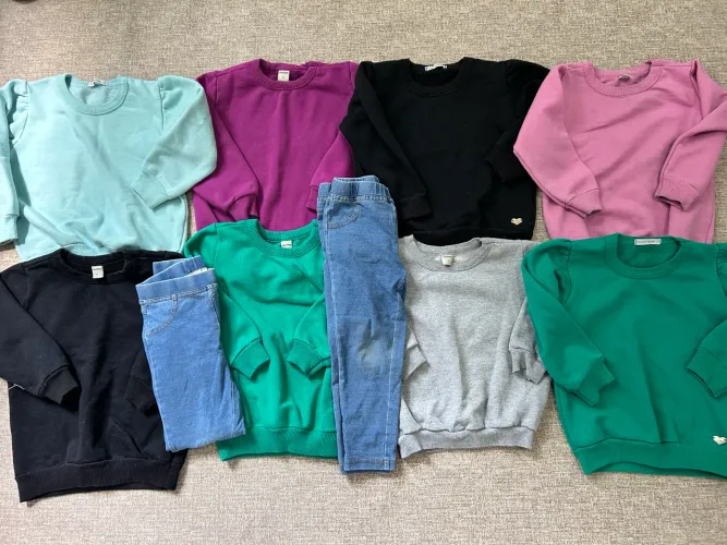 Lote infantil menina tamanho 3/4 anos com 10 peças em ótimo estado 