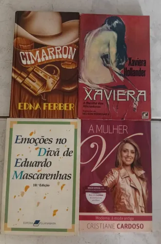 cimarron/Xaviera/Emoções no Divã/Mulher V(pacote 4 livros)