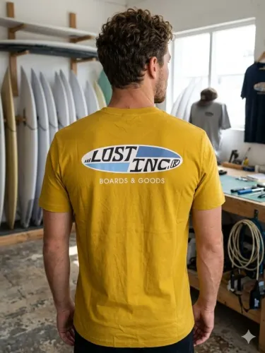 Camiseta Lost Free Spirit Yellow tam. P