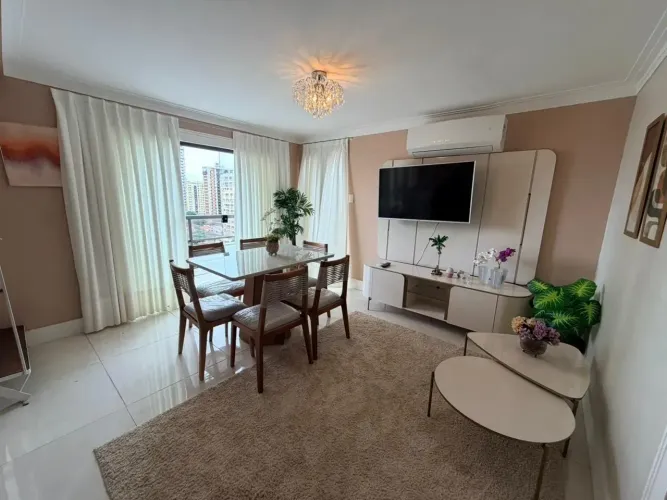 Apartamento Mobiliado Duplex no Ed. Josué Freire