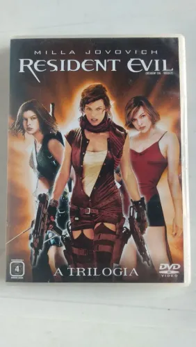 Box dvd original triplo residente evil 1/2/3.