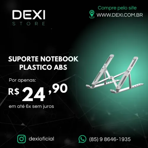 SUPORTE PARA NOTEBOOK PLASTICO ABS