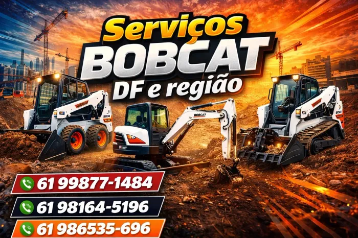 Bobcat Profissional - Atendemos DF e Região