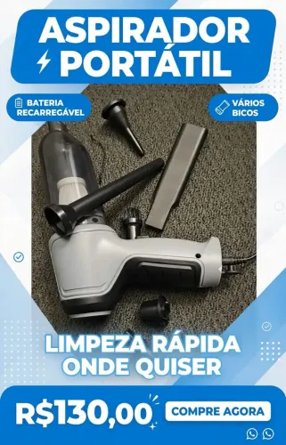Aspirador portátil