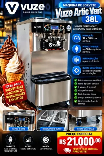 Máquina de sorvete expresso