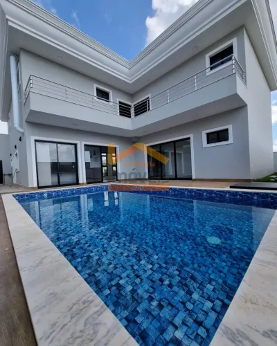 Casa de Luxo em Condomínio com 6 Quartos e 5 Suítes em Americana-SP - Bairro Jardim Villag