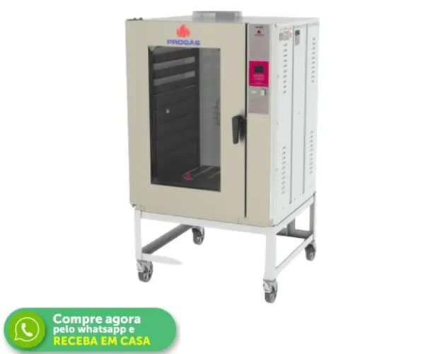 Forno Turbo 10 Esteiras a Gás Progás Novo