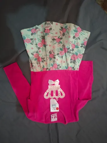 Vestido rosa princesa, tamanho 1