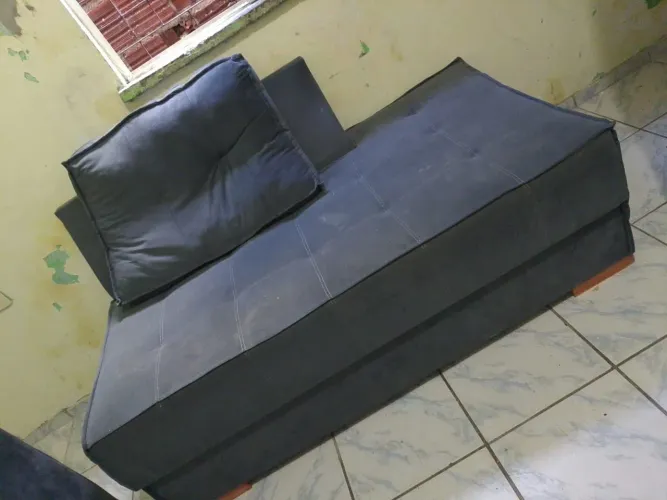 Sofá modular cinza