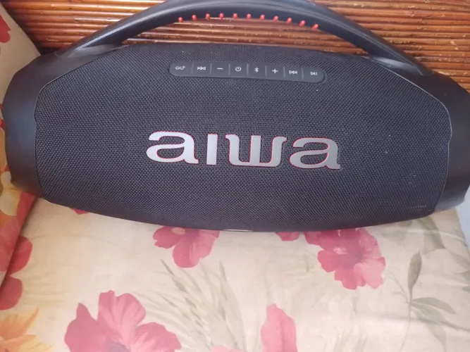 Caixa de som AIWA boombox