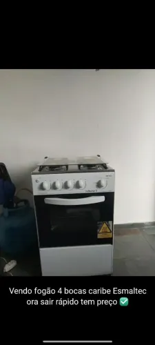 Fogão caribe Esmaltec 4 bocas 