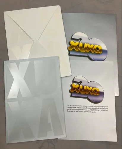 Livro Comemorativo Xuxa 20 Anos Completo com Envelope Raríssimo