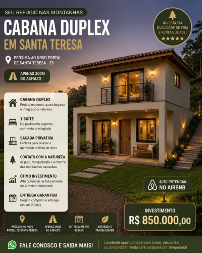 OPORTUNIDADE ÚNICA EM SANTA TERESA!
