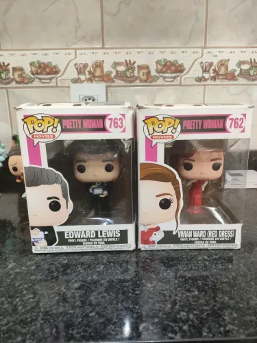 Dupla Funko Pop Pretty Woman - Edward Lewis e Vivian Ward - Uma linda mulher