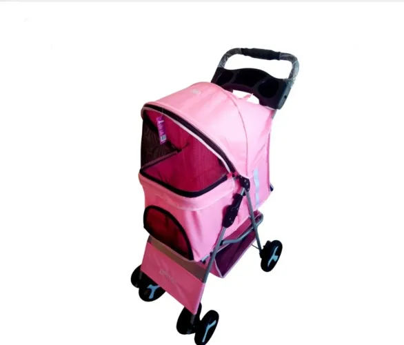 Carrinho pet Rosa