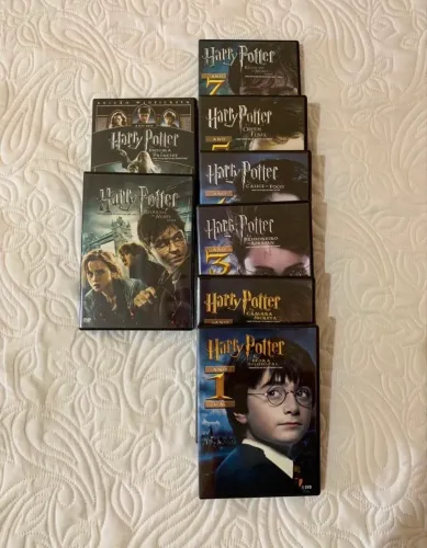 Coleção de dvds Harry Potter