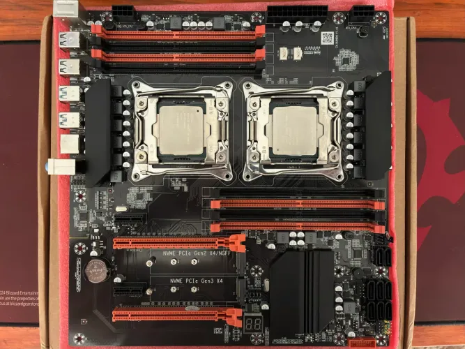 Kit Mllse X99 Dual Socket + 2x Intel Xeon E5-2680 V3