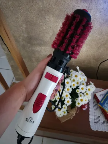 Escova alisadora rotativa 