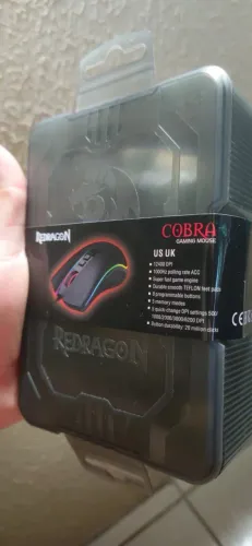 Mouse Gamer Redragon Cobra Rgb Preto