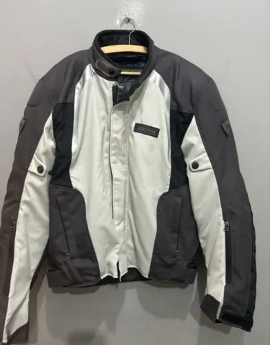 jaqueta revit h20 motocross cinza