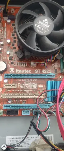 kit placa mae itautec st-4273 com proc. i5 3330 mhts,memoria ddr3 6 gb ram fonte e coller