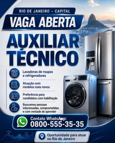 VAGA ABERTA - RIO DE JANEIRO, CAPITAL